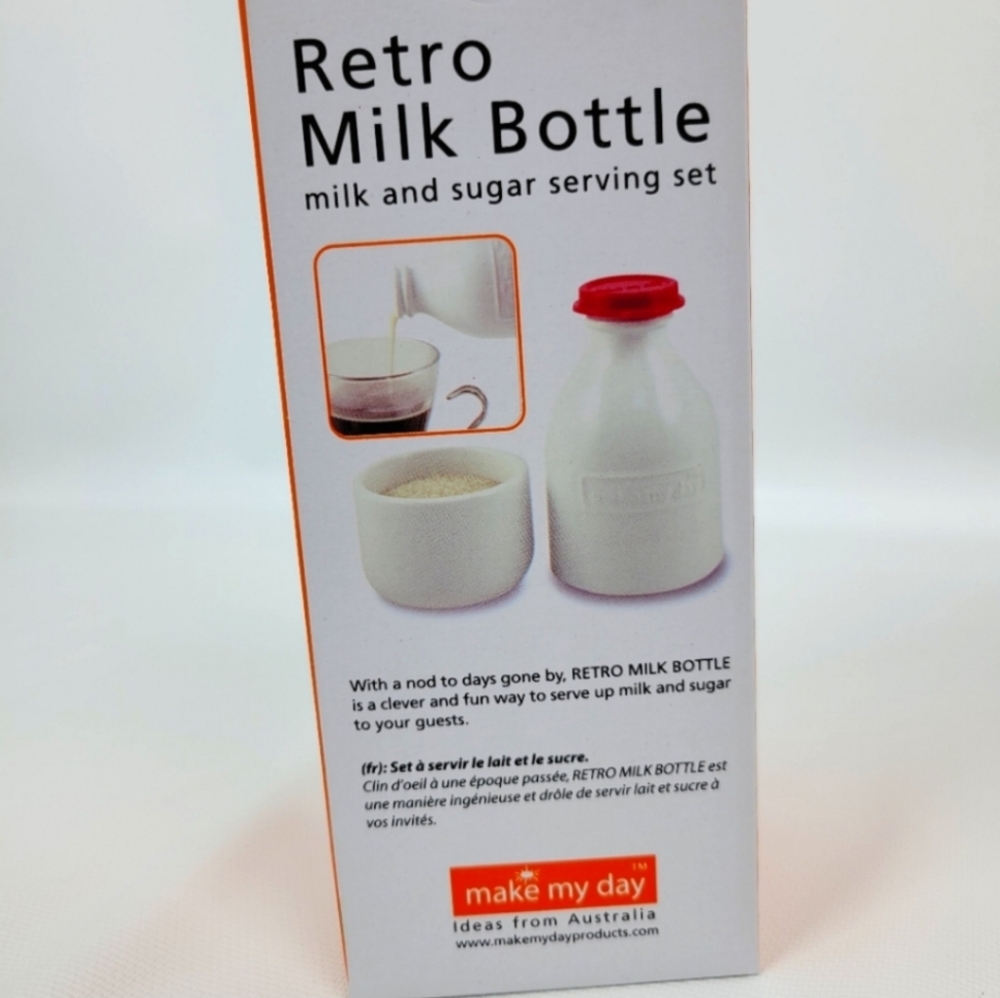 Milk and Sugar Serving Set Milk Bottle - Picture 5 of 5
